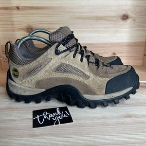 WMs Timberland Tan Pro Steel Toe Hiking Shoes 8M